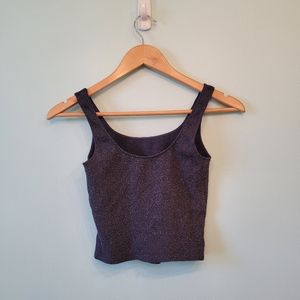Women's Dynamite Glitter Crop Tank